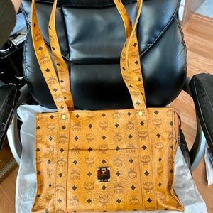 ❌SOLDOUT❌Mcm Cognac tote bag